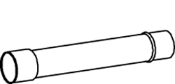 DINEX 69162 exhaust pipe
