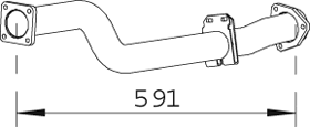 Exhaust Pipe Vw LT 28-35 I Bus · Vw LT 28-35 I Van · Vw LT 28-35 I Platform/Chassis