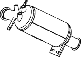 Soot/Particulate Filter, exhaust system Vw MULTIVAN T5 · Vw TRANSPORTER T5 Platform/Chassis (7JD, 7JE, 7JL, 7JY, 7JZ, 7F · Vw TRANSPORTER T5 Van