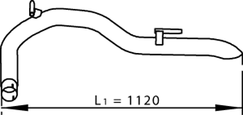 Exhaust Pipe Vw CRAFTER 30-50 Platform/Chassis · Mercedes-Benz SPRINTER 3,5-t Platform/Chassis · Mercedes-Benz SPRINTER 5-t Platform/Chassis