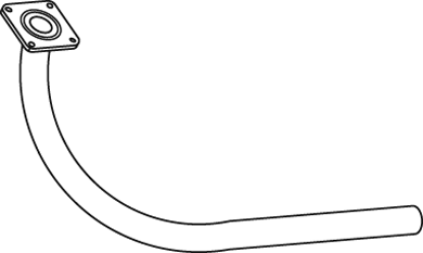 DINEX 80100 exhaust pipe