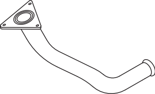 DINEX 80117 exhaust pipe