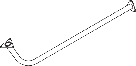 DINEX 80122 exhaust pipe