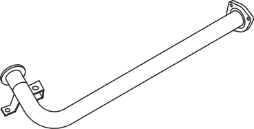 DINEX 80125 exhaust pipe