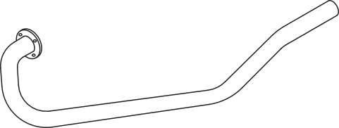 DINEX 80137 exhaust pipe