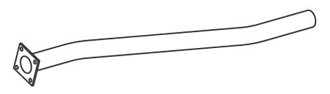 DINEX 80145 exhaust pipe