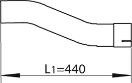 DINEX 80163 exhaust pipe