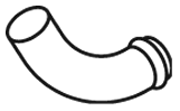 DINEX 80196 exhaust pipe