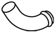 DINEX 80200 exhaust pipe