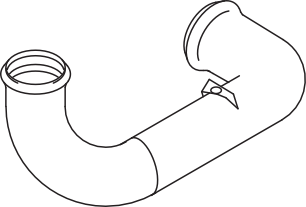 DINEX 80214 exhaust pipe