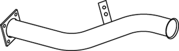 DINEX 80224 exhaust pipe