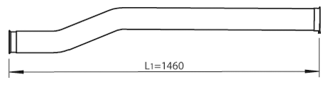 DINEX 80235 exhaust pipe