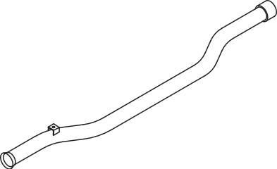 DINEX 80256 exhaust pipe