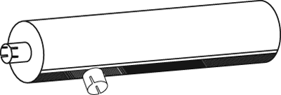Central/posterior silencer DINEX 80309