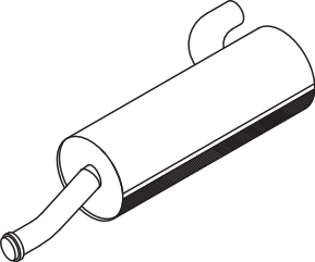 Central/posterior silencer DINEX 80331