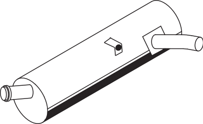 Central/posterior silencer DINEX 80332