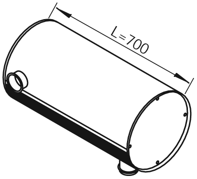 DINEX 80345 media silencer