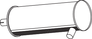 Central/posterior silencer DINEX 80361