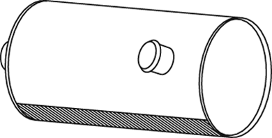 Central/posterior silencer DINEX 80363