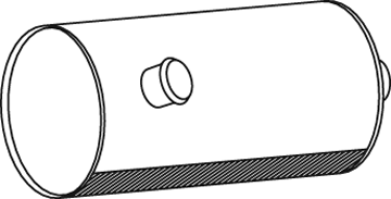 Central/posterior silencer DINEX 80364