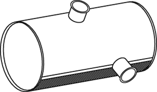 Central/posterior silencer DINEX 80366