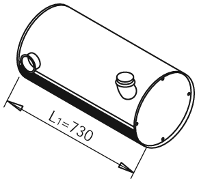 DINEX 80374 media silencer