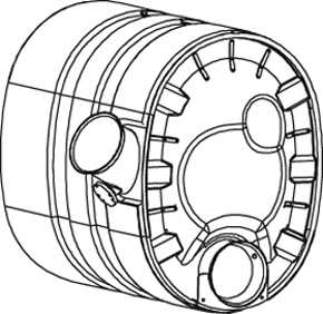 DINEX 80393 media silencer