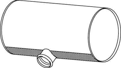 Central/posterior silencer DINEX 80411