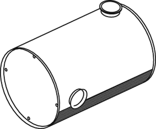 Central/posterior silencer DINEX 80412