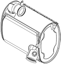 DINEX 80427 media silencer