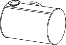 Central/posterior silencer DINEX 80458