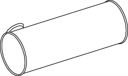 Central/posterior silencer DINEX 80464