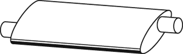 Central/posterior silencer DINEX 80466