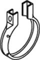 Fixing part, DINEX 80807 exhaust system