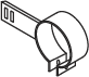 Fixing part, DINEX exhaust system 80829