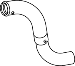 DINEX 81222 exhaust pipe