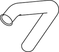 DINEX 81616 exhaust pipe