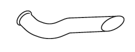 DINEX 81641 exhaust pipe