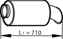 Later silencer DINEX 81718