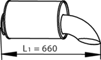 Later silencer DINEX 81722