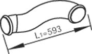 DINEX 81727 exhaust pipe