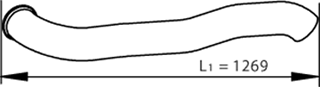 DINEX 81733 exhaust pipe