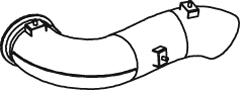 DINEX 81735 exhaust pipe