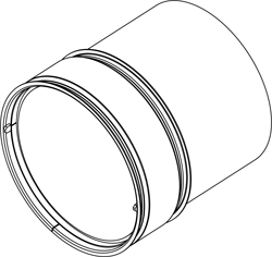 Soot filter/particles, exhaust system DINEX 82002