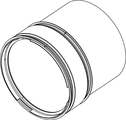 Soot filter/particles, exhaust system DINEX 82006