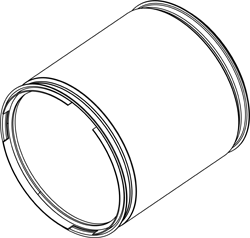 Soot filter/particles, exhaust system DINEX 82009