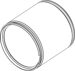 Soot filter/particles, exhaust system DINEX 82011
