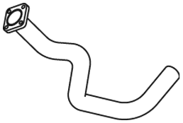 DINEX 82100 exhaust pipe
