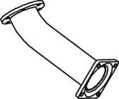 DINEX 82125 exhaust pipe