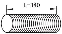 DINEX 82140 exhaust pipe